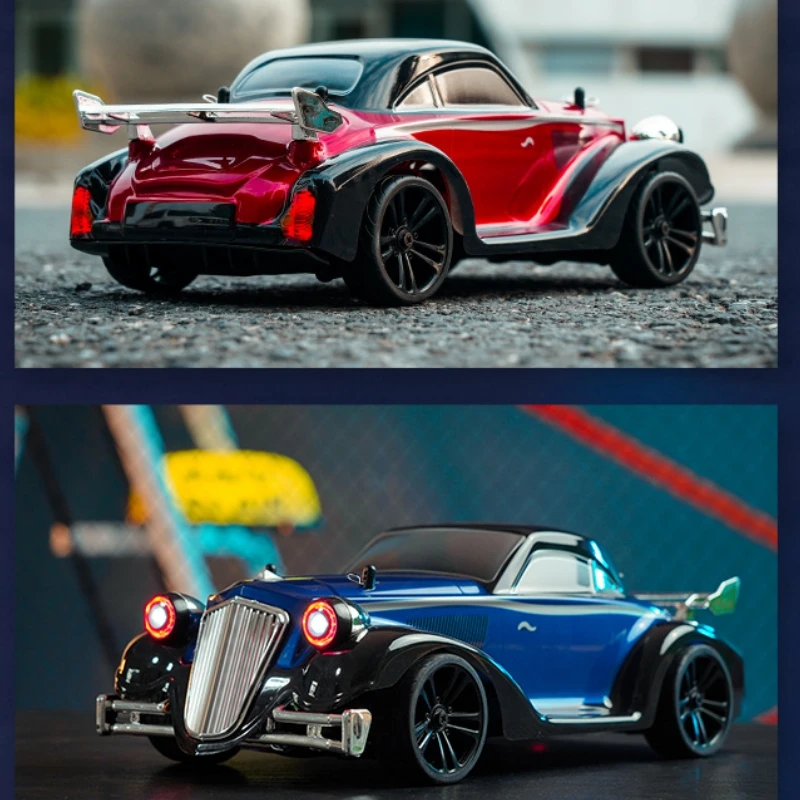 Scy16302 1:16 4wd Flat Running Drift Car Vintage Car High Speed Car Radio Controlled Car Full Scale Remote Control Kid Adult Toy 4