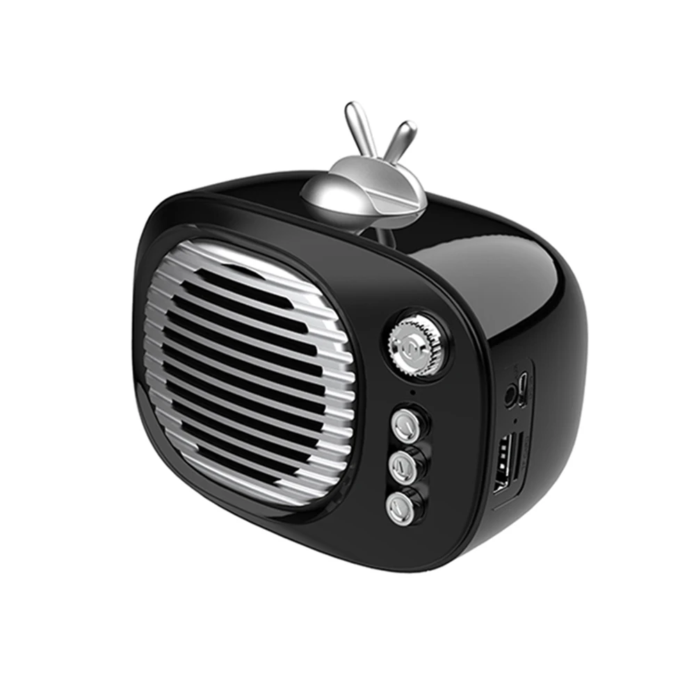 

Vintage Retro Bluetooth Speaker FM Radio Old Fashioned Classic Style Supports AUX TF Card