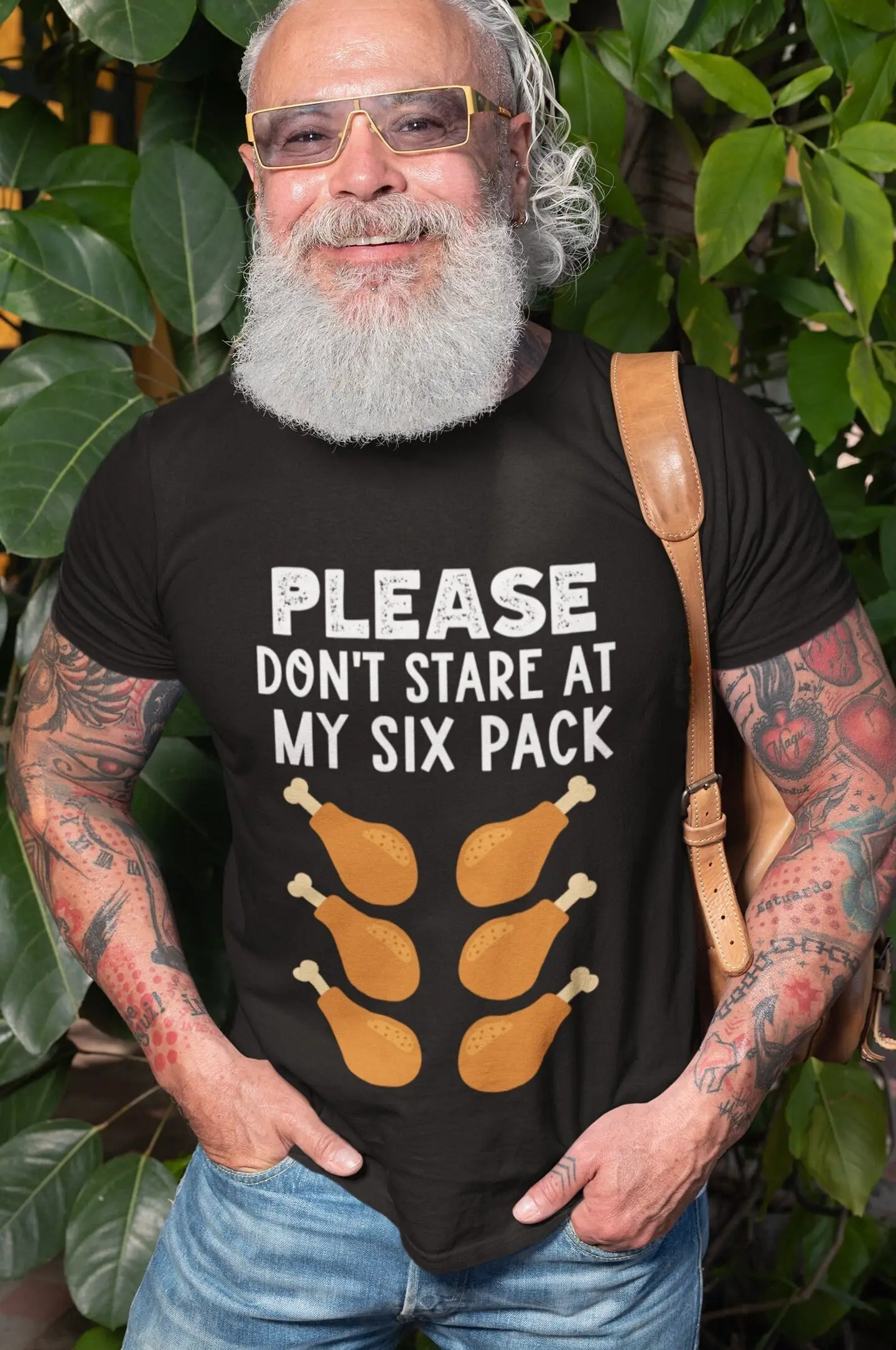 Divertente Ali Di Pollo Camicia Gambe Di Pollo Regali Per Favore