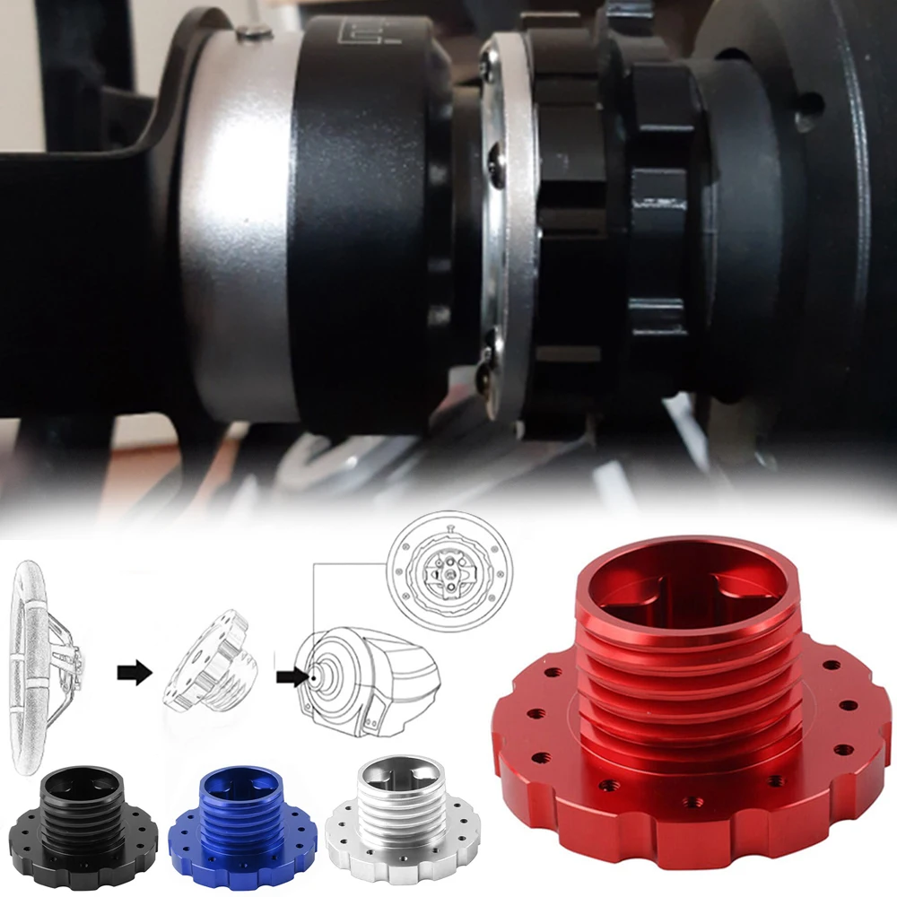 

Aluminum 75MM Game Steering Wheel Adapter Connection Connection Kit For Thrustmaster TXT300 T500TS RS-QR032 Replacement Aluminum