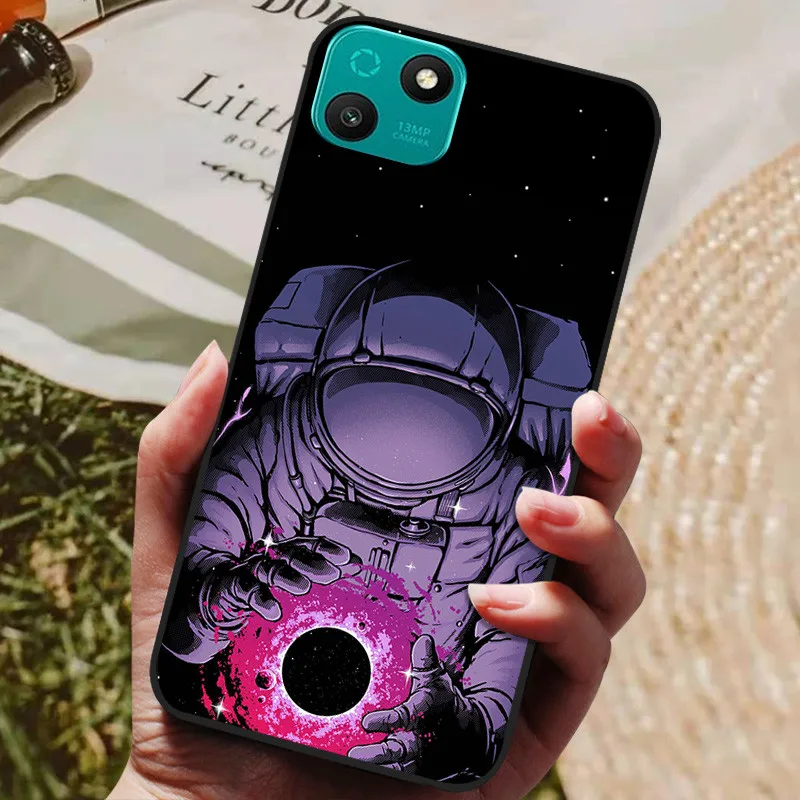 Shockproof Black Silicone TPU Phone Case Cover