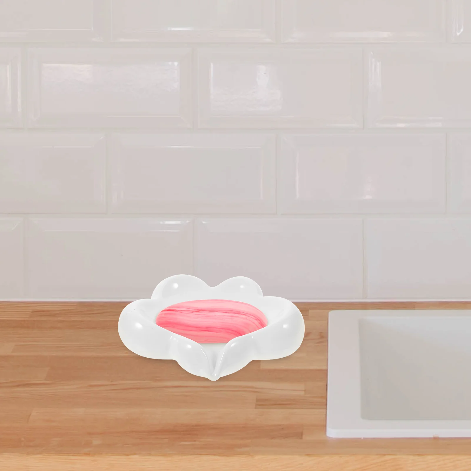 

Bathroom Dish Cute Soap Trays Clean Bar Holder for Sink Ceramic Shower Ceramics