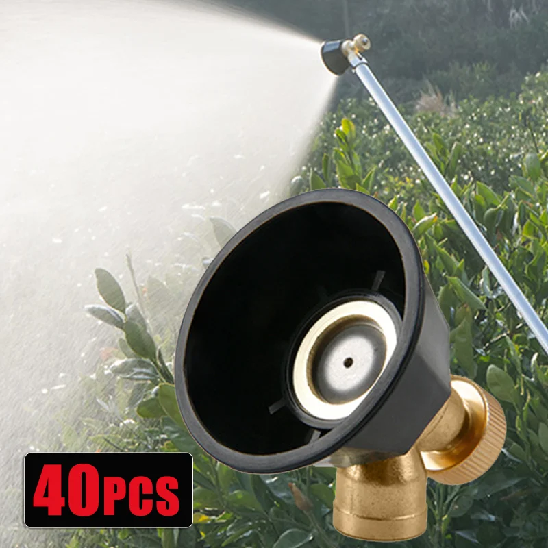 Agricultural Black Cyclone Air Vortex High-pressure Nozzles Adjustable Windproof Sprayers Dosing Atomization Adjustable Sprays garden sprinkler plants irrigation kits drip irrigation