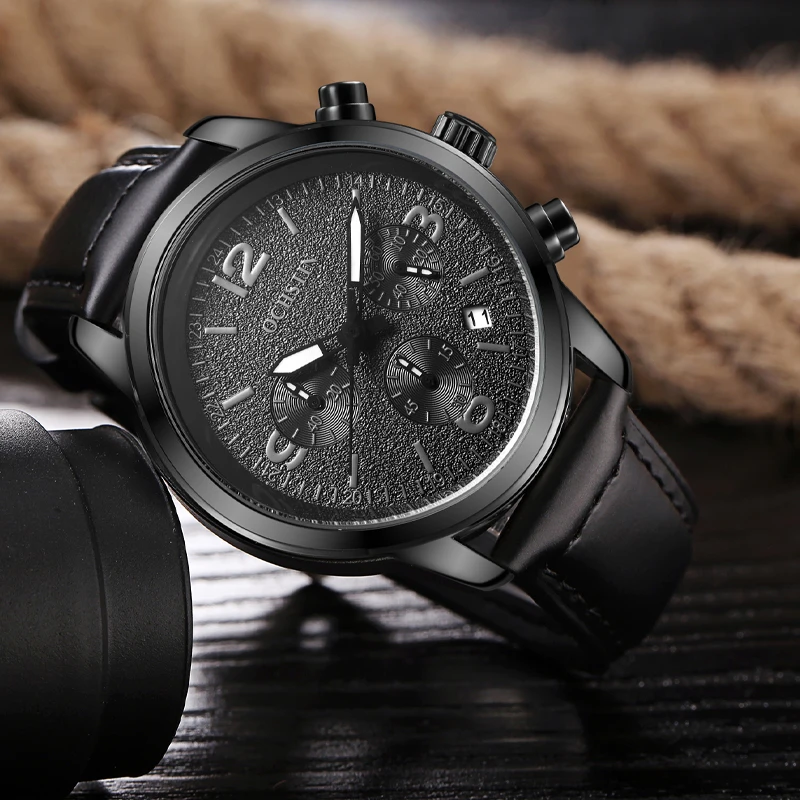OCHSTIN Personalized Trend Hot Model Legend Series 2024 Men's Quartz Watch Wristwatch Multifunction Quartz Movement