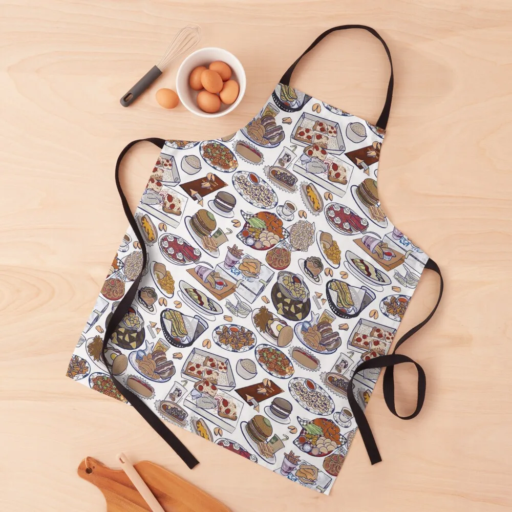 

A Delicious Tour of Wheeling Pattern Apron Customizable Apron Woman Beauty Apron Kitchen Aprons For Men Women'S Dress