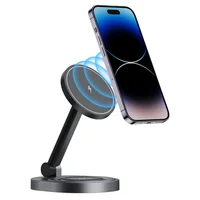 Magnetic 2 In 1 Wireless Charger Stand  Pad Fast Charging Station Dock For iPhone 15 14 13 12 Pro Max Apple Watch 8 7 6 Airpods - Image 3