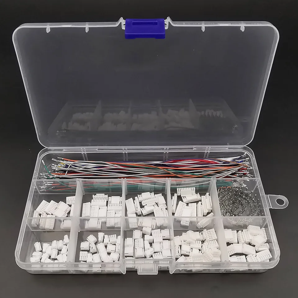 JST GH 1,25mm Stecker und Crimp-Anschluss Kit, kompatibel mit GH 1,25mm Pitch Anschlüsse, für Flight Controller 3D-Drucker