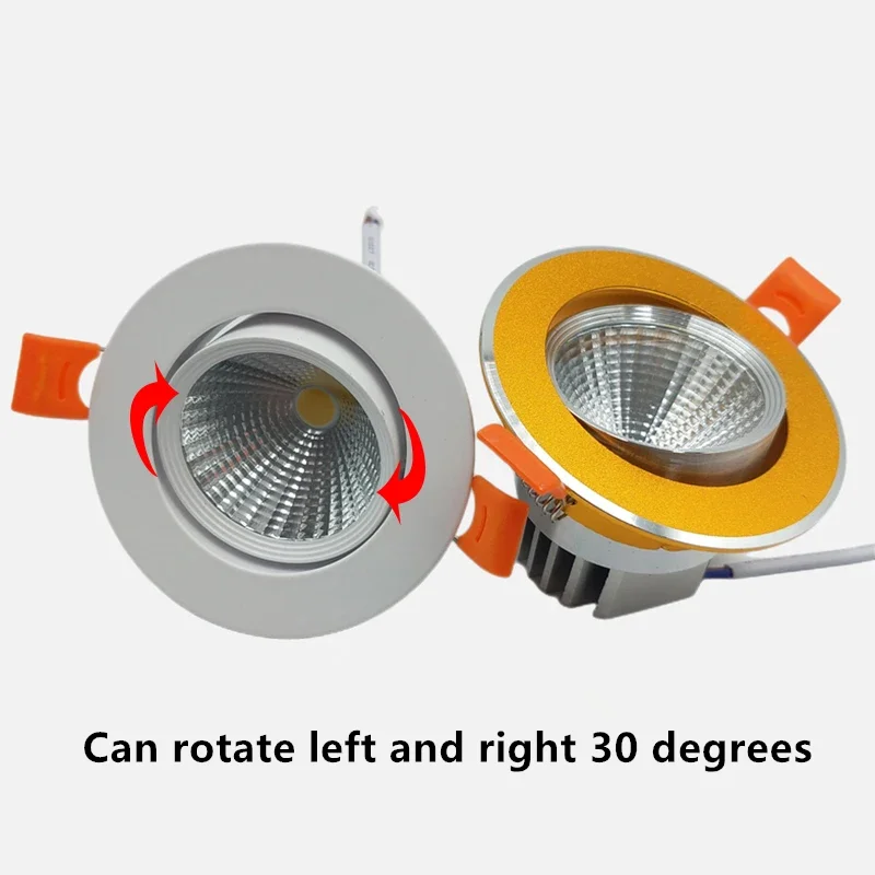 รูปสินค้า ดาวน์ไลท์ LED ปรับมุมได้ 5-20W อลูมิเนียม COB สปอตไลท์