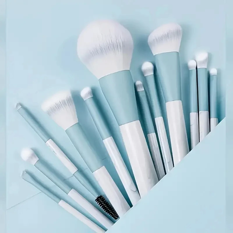 12pcs 전문 메이크업 브러쉬 세트 프리미엄 합성 파운데이션 컨실러 파우더 아이섀도 블러쉬 브러쉬 위생적인 ??뷰티 도구