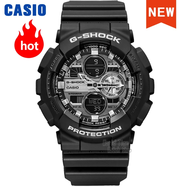 Casio Watch For Men G Shock New Style Large-case Black Gold 200m Waterproof  Quartz Men Watch Reloj Casio Hombre Ga-140 - Quartz Wristwatches -  AliExpress