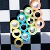 3pcs Magnetic Rings Spinner Fidget Toy Set Finger Magnets Rings for Anxiety Relief Therapy Fidget Pack Gift for Adults Teens Kid 4