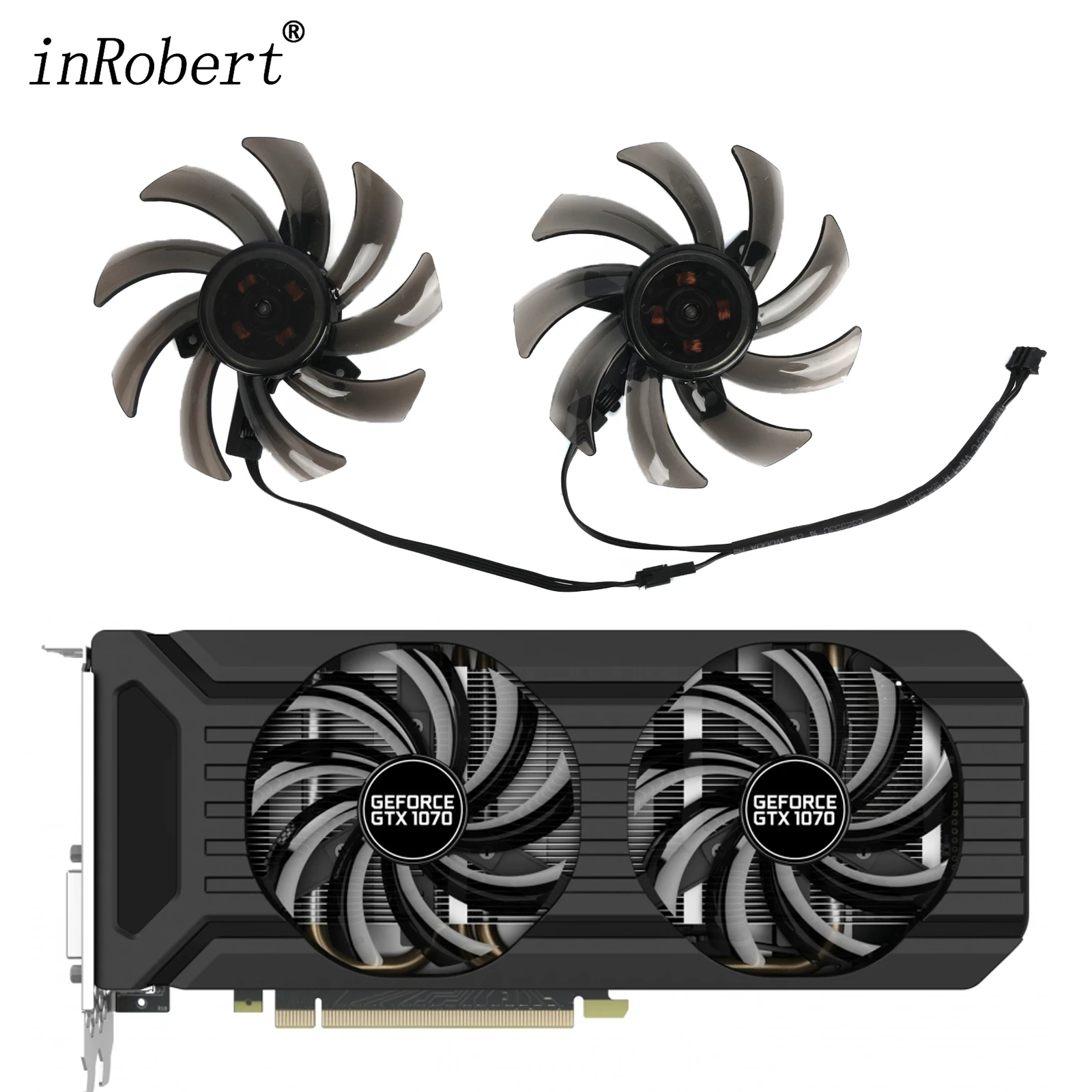 85Mm Ga91S2U Gpu Cooler Fan 12V Sostituzione Per Palit Geforce Gtx 1070 Ti 1070 1060 1080 Gtx1060 Scheda Grafica Doppia Ventola