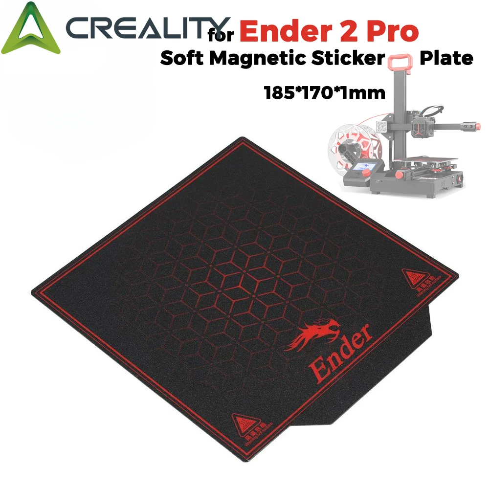 

Creality Ender 2 Pro Soft Magnetic Sticker Plate 185*170*1mm 3D Printer Part Accessories For Edner2pro Heated Bed