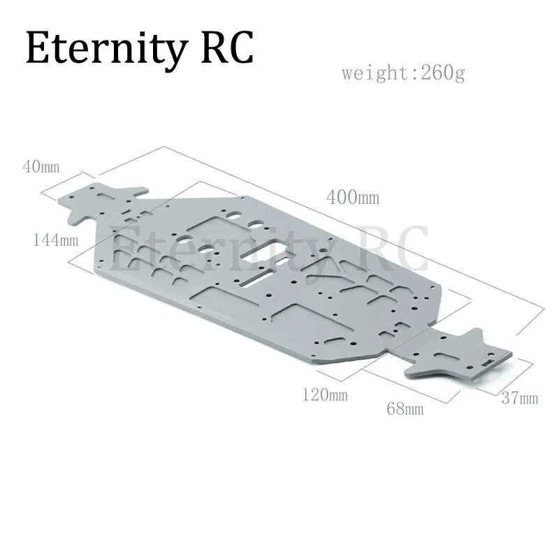 금속 메인 섀시 플레이트, Kyosho MP10 1/8 RC 자동차 업그레이드 부품 액세서리, IF601