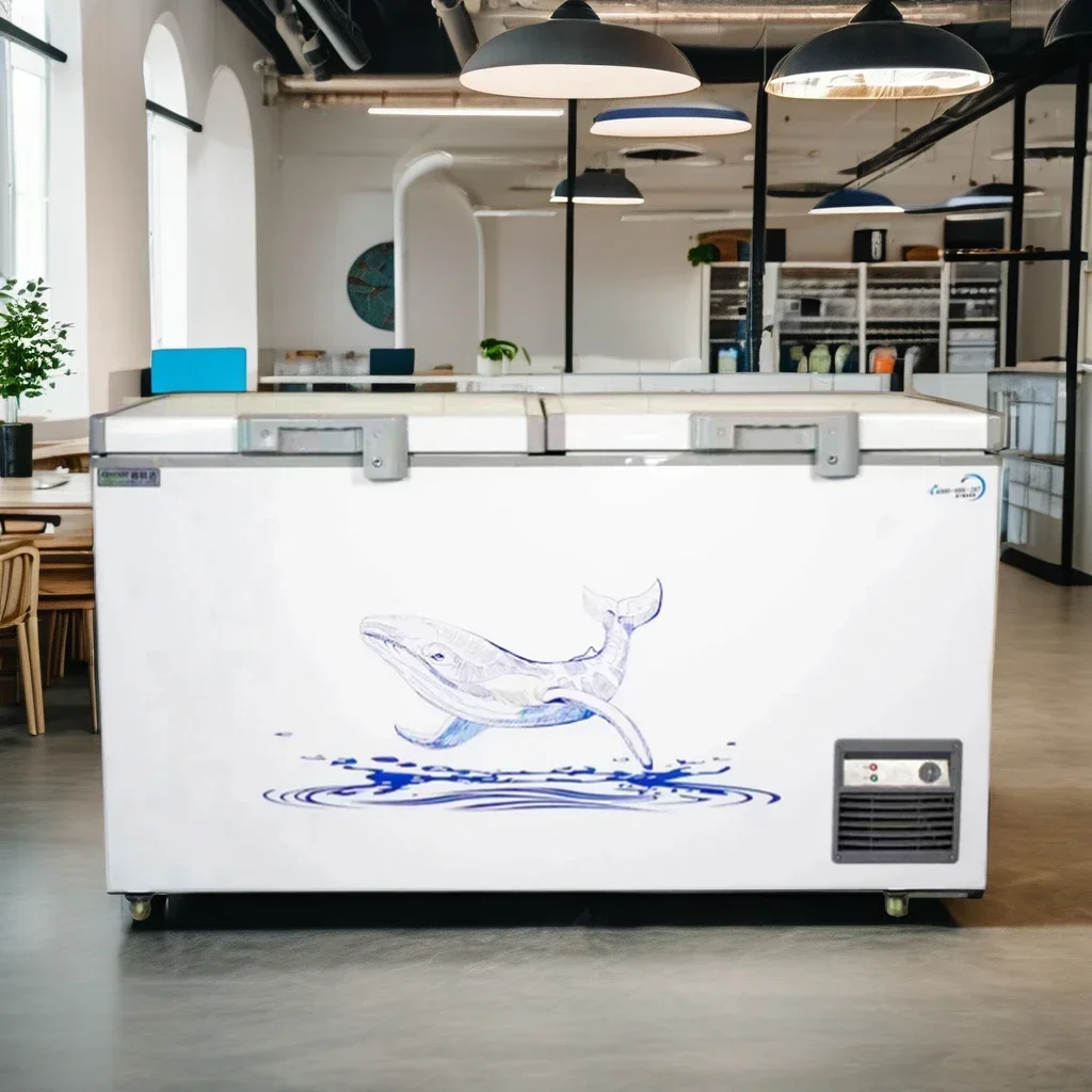 298 Factory Direct Gelato Horizontal Freezer Shopping Mall Chest Deep Freezer Commercial Top Opening Deep