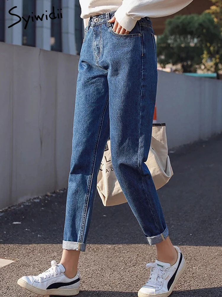Cotone bianco jeans donna vita alta skinny jeans donna più il formato mamma  dei jeans nero 2019 primavera nuovo beige blu hot vendita|Jeans| -  AliExpress