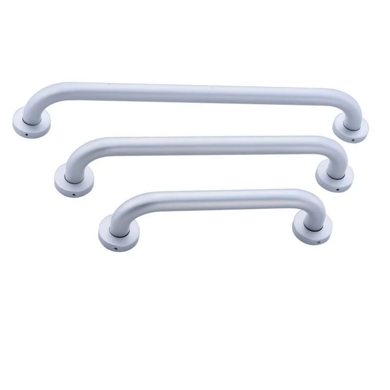 Aluminum Bathroom Armrest Handle Bathtub Handrail Grab Bar Safety Towel Rack