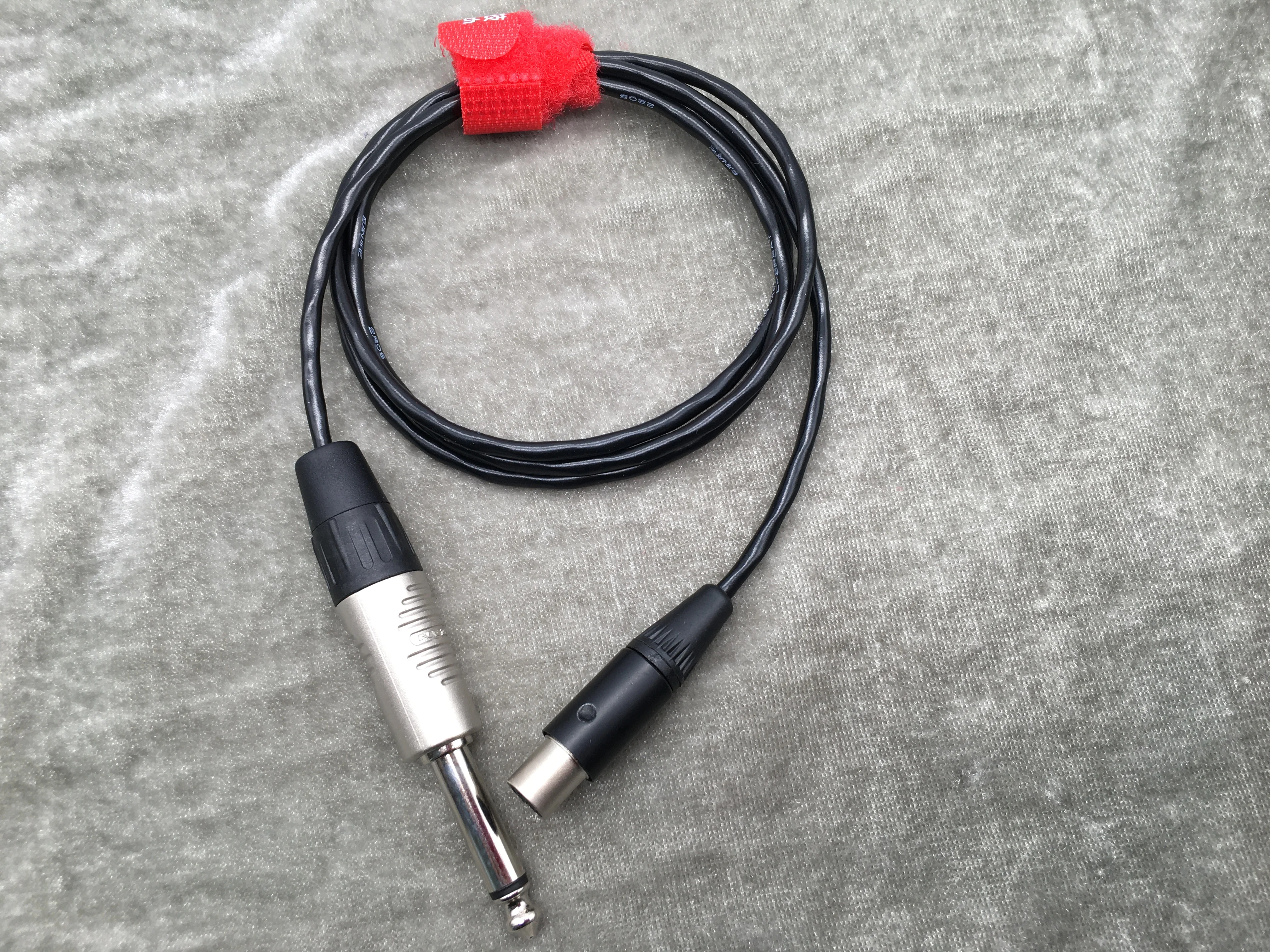 SHURE guitar CABLE with SWISS REAN 2 pole 1/4