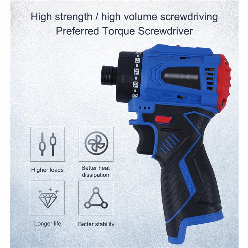 

16,8 в бесщеточная отвертка литиевая электрическая дрель перезаряжаемая ручная дрель отвертка Электрический инструмент дрель