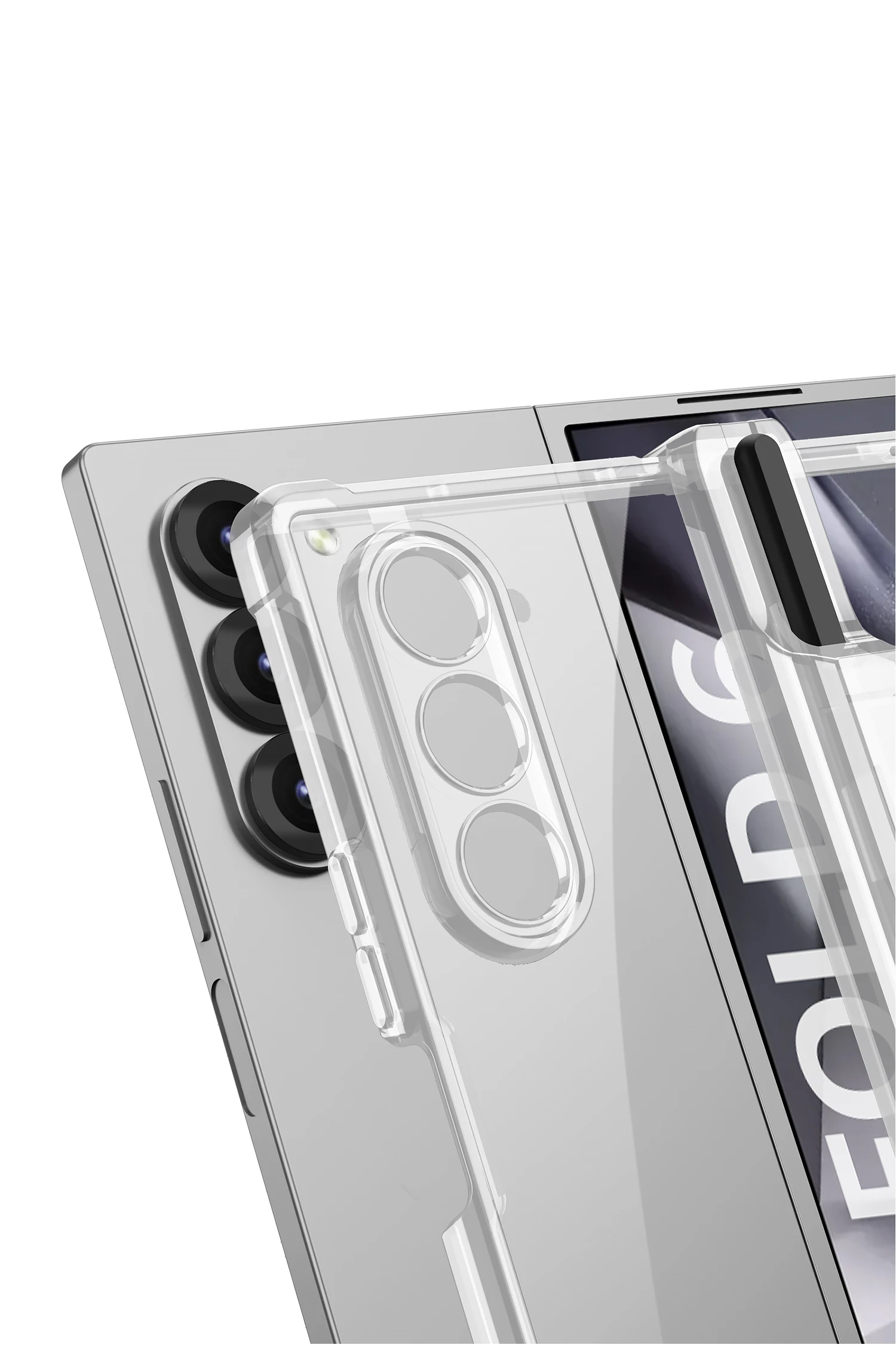 Transparent Airbag Screen Protective Case for Samsung Galaxy Z Fold 6 Fold6 Case