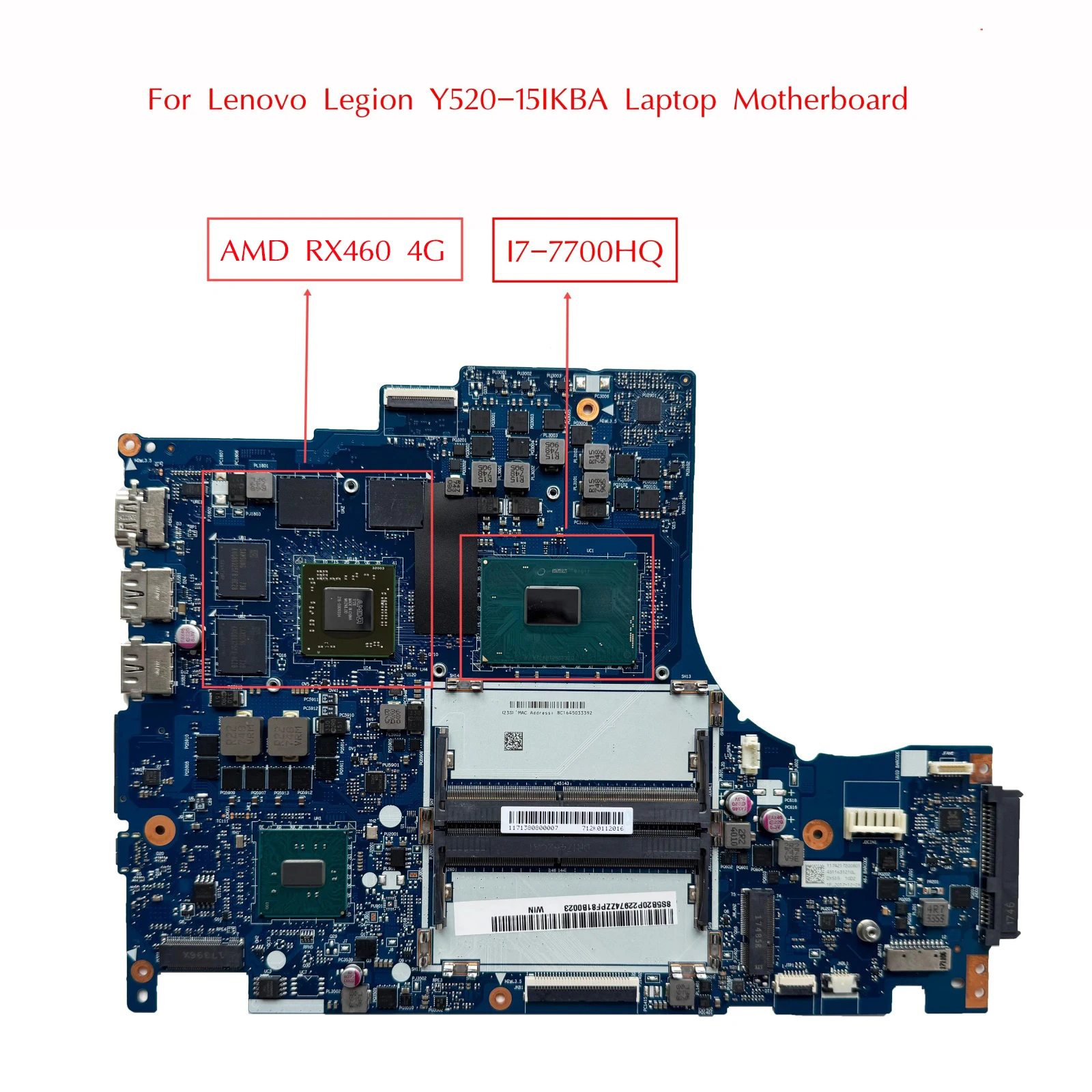 Carte Mère Lenovo IdeaPad S340-15API UMA AMD Ryzen 5 3500U 5B20S42448