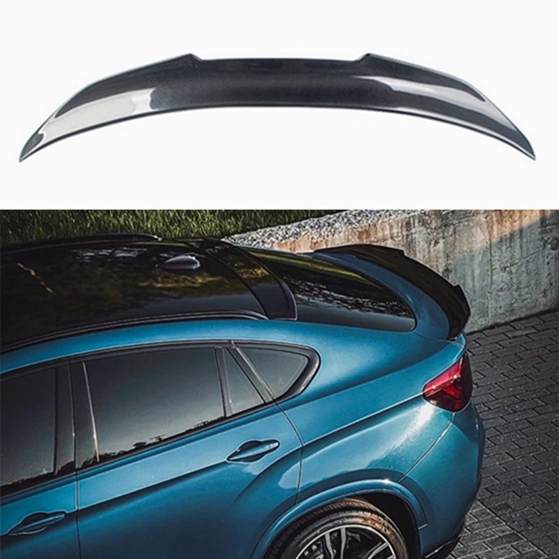 

FOR BMW X6 F16&X6M F86 PSM/MP/P Style Carbon fiber Rear Spoiler Trunk wing 2014-2019