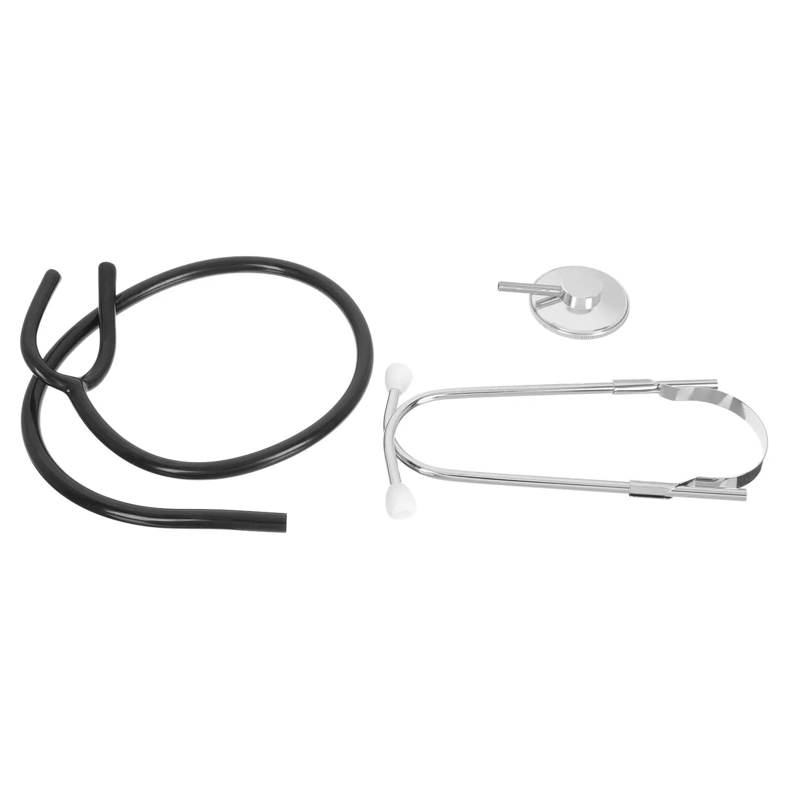 Veterinary Stethoscope Stainless Steel Lightweight Portable Closed Earplugs Clear Sound Transmission Livestock