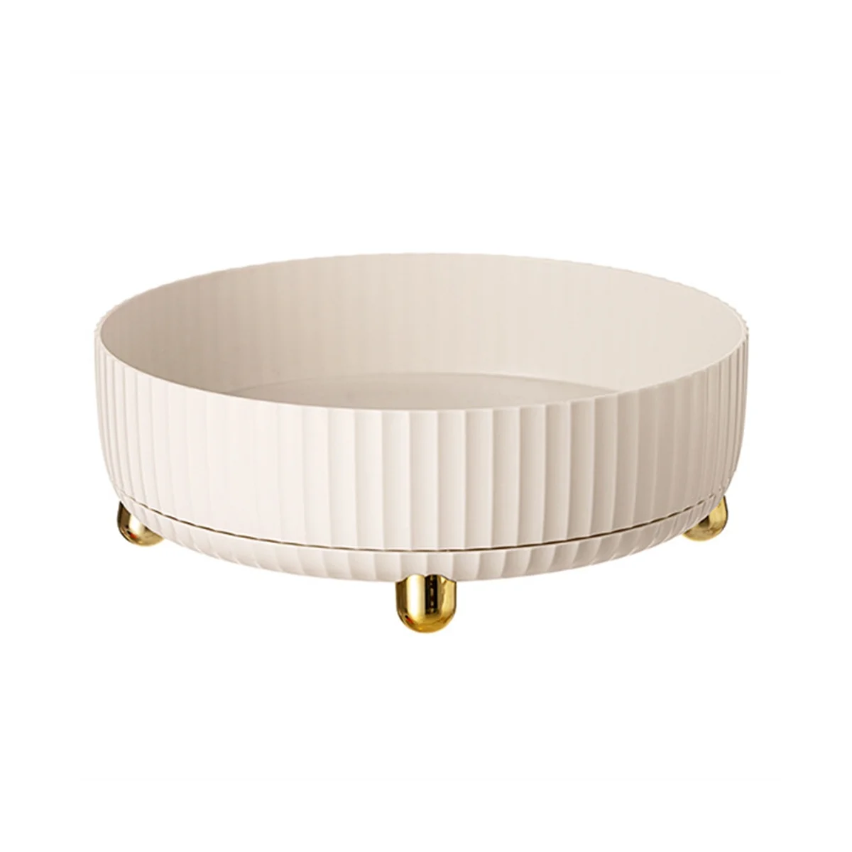 

Многофункциональный органайзер для хранения с поворотом на 360 °, маслостойкий нескользящий держатель для кухонных принадлежностей для дома, белый