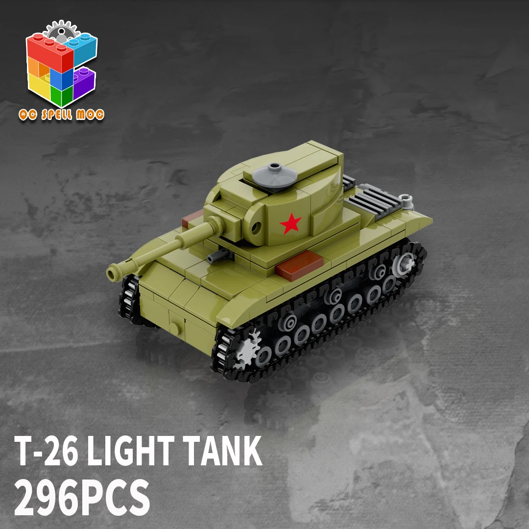 Set Modellino Carro Armato Tecnico 673 Pezzi – Mattoncini Costruzione WW2 Con Torretta Girevole - 4
