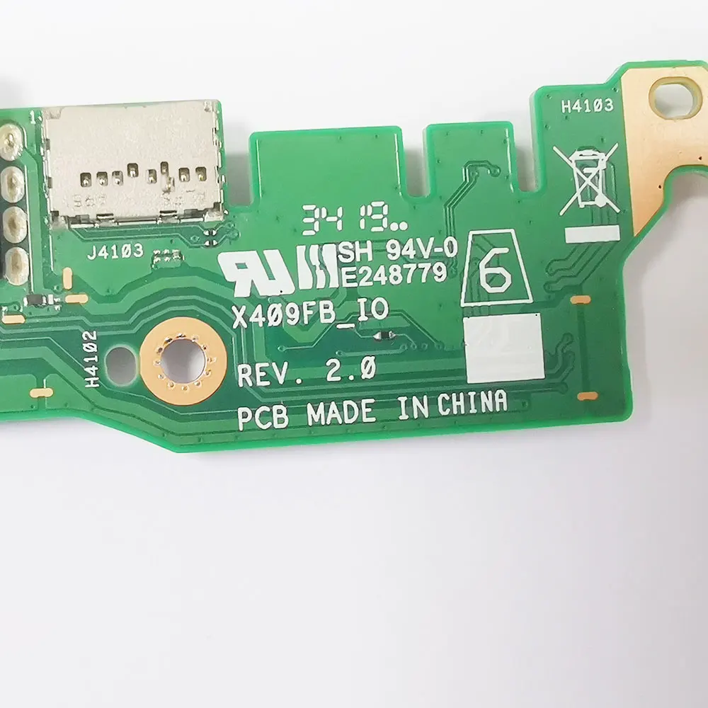 Placa de Áudio Usb para Asus X509 X509f X509fj X509d X509j X509ja F509m A409f X409f X409fb Y5200f Y5200d Fl8700f Fl8700d - Imagem 5