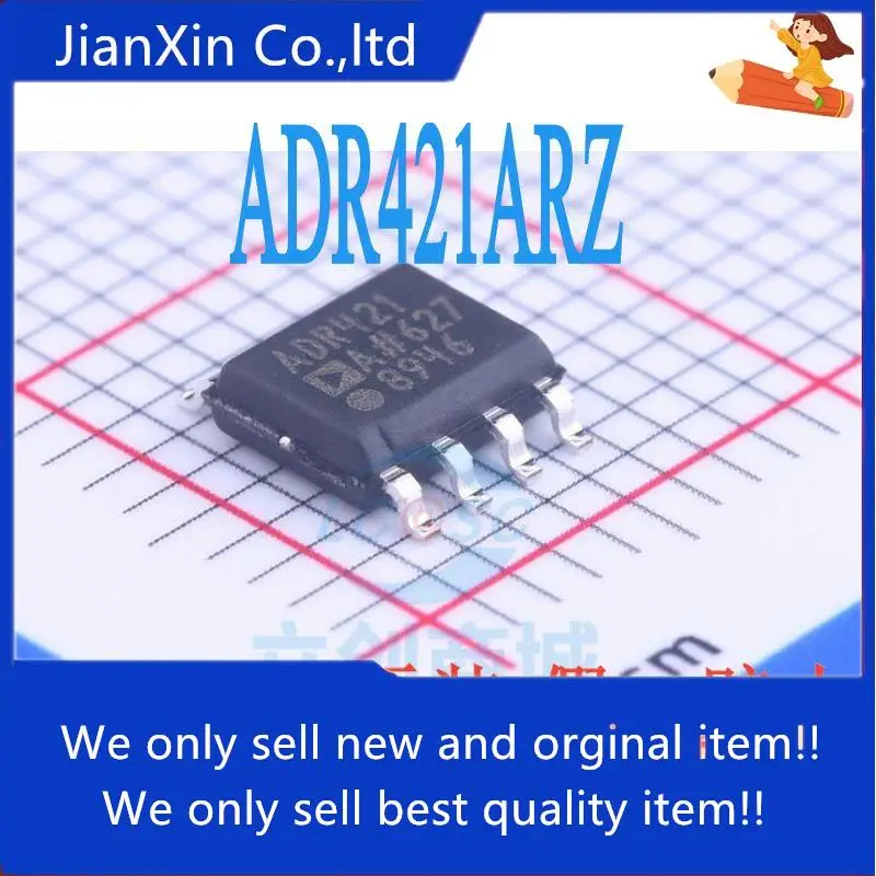 

5 шт. 100% оригинальный новый ADR421ARZ ADR421AR ADR421 SOP8 интегральная схема напряжения