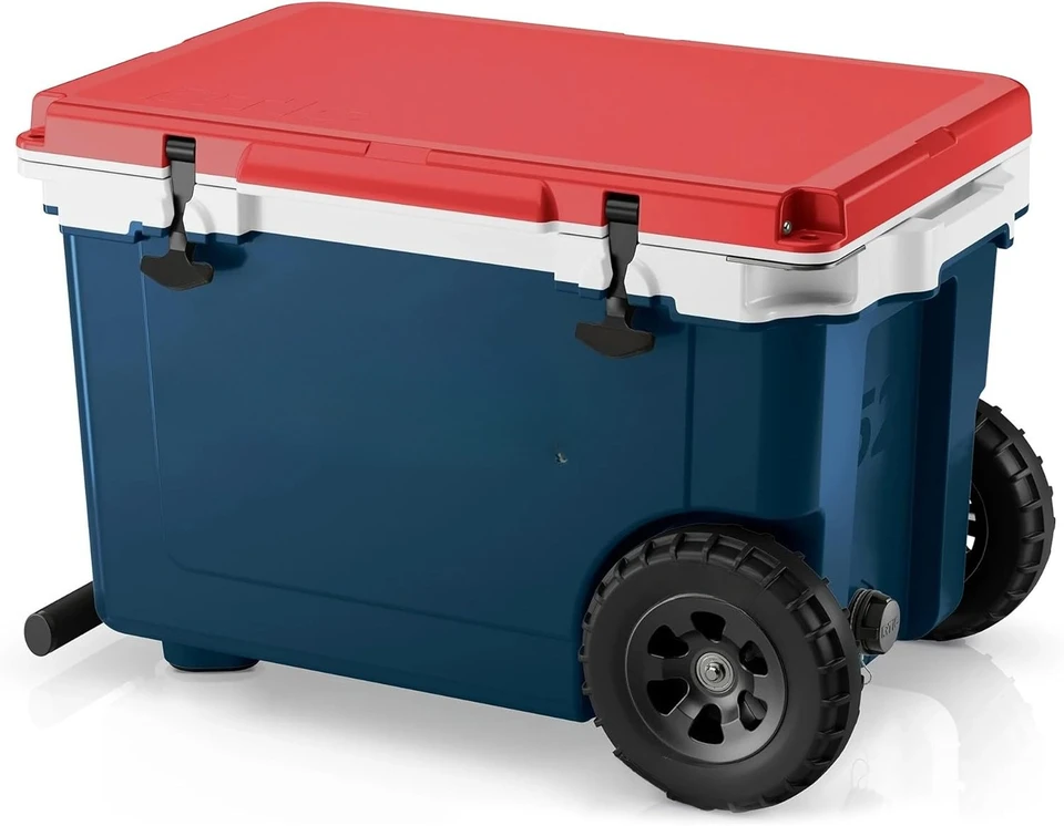52 Quart Ultra Light Wheeled Insulated Cooler Box