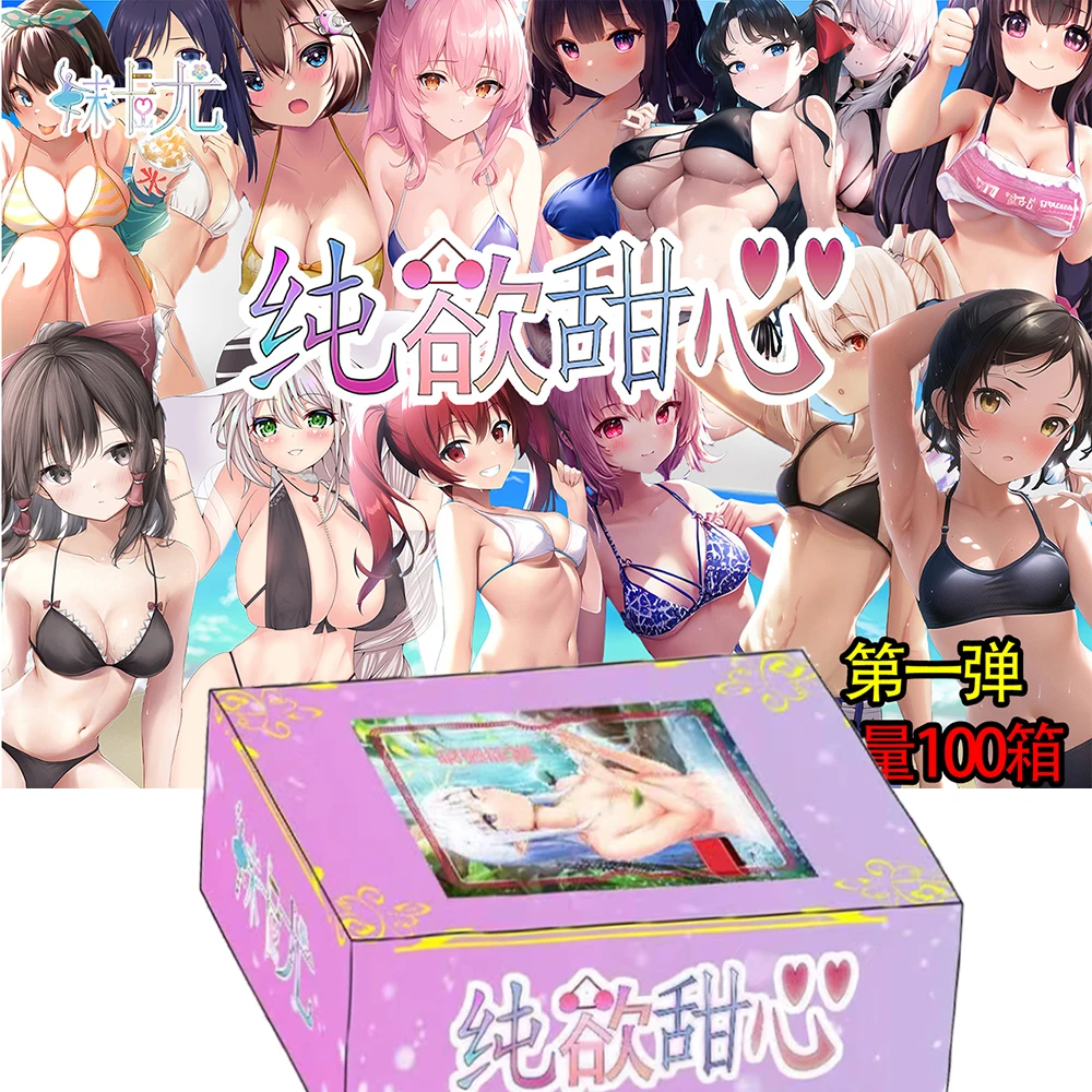 

Sexy Honey Collection Card for Child Bikini Anime Beauties Goddess Story Game Table Board Toys Family Children Christmas Gifts