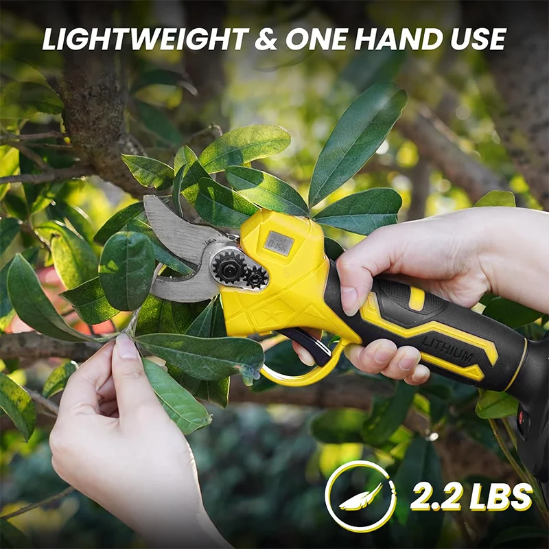 Brushless cordless Electric scissors 1500W high power Electric goddess  Garden orchards Tree Branch multifunction  Pruner 2