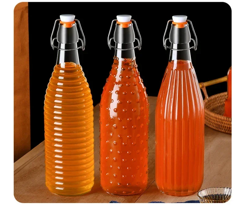 Wine Bottle Alcohol Bottle Tequila Brandy Vodka home juice glass bottle 26 styles