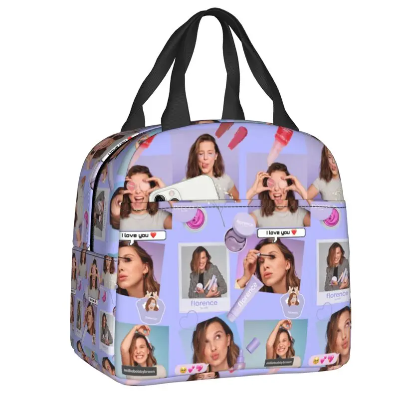 

Florence By Mills Lunch Bag Cooler Thermal Insulated Bento Box For Women Kids School Children Beach Camping Travel Food Tote Bag