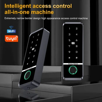 Tuya Fingerprint RFID Access Control System Smart Door Lock Electronic Gate Opener Home Digit Keypad