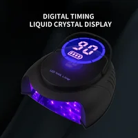 64W Rechargeable Nail Dryer Professional LED/UV Light Nail Machine Nail Lamp With Timing Function Nail Art Equipment Tool 2