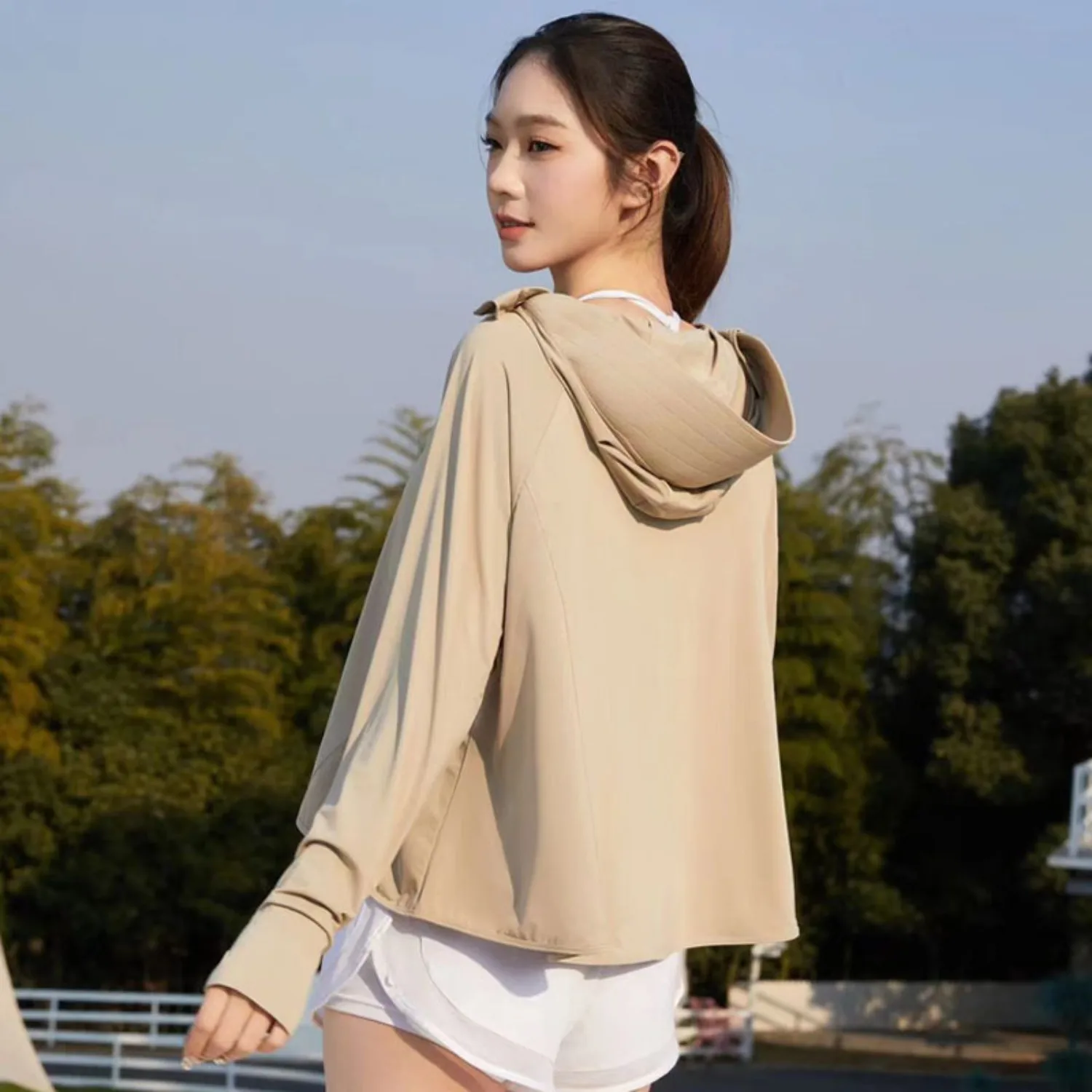 New Sunscreen Clothing Summer UV Protection UPF50 + Light and Cool Fingertip Sunscreen Clothing Cycling Jacket