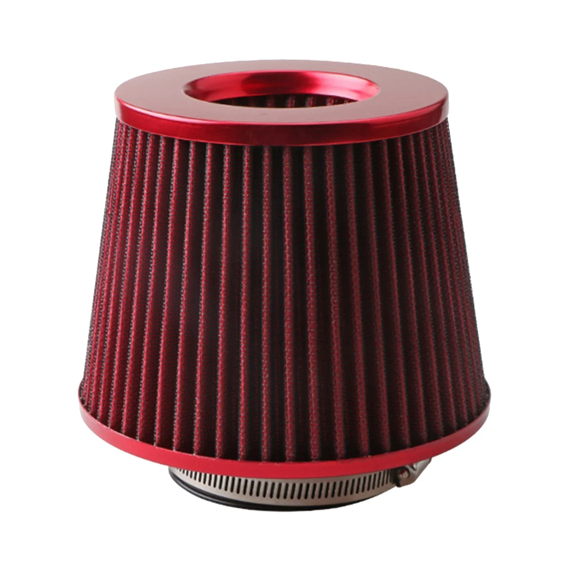 

76mm Air Filter Mushroom Head Filter Exhaust Filter Intake Filter Universal Car Supplies Red