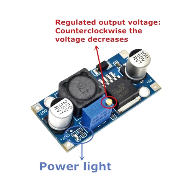 DIP 1PCS DC-DC Buck Converter Step Down Module LM2596 Power Supply Output  1.25V-30V - AliExpress