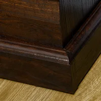 HOMCOM 1800 Вт Электрический камин с эффектом пламени 80x21,6x67,8 см темно-коричневый — изображение 6