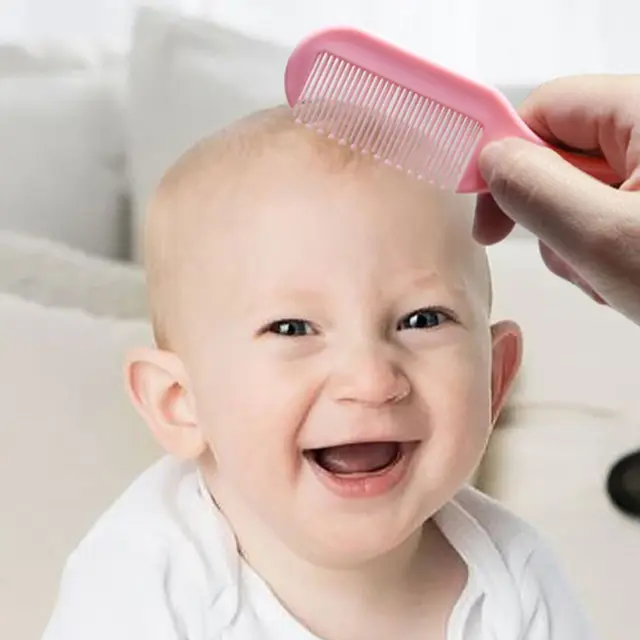 Juego De 2 Cepillos De Lana De Silicona Para Bebé, Peine Para El Cabello, Peine Para Bebé, Cepillo Suave Para Masaje Del Cuero Cabelludo, Cepillo Suave Para Feto, Rosa Banban LingWen 8390615913690