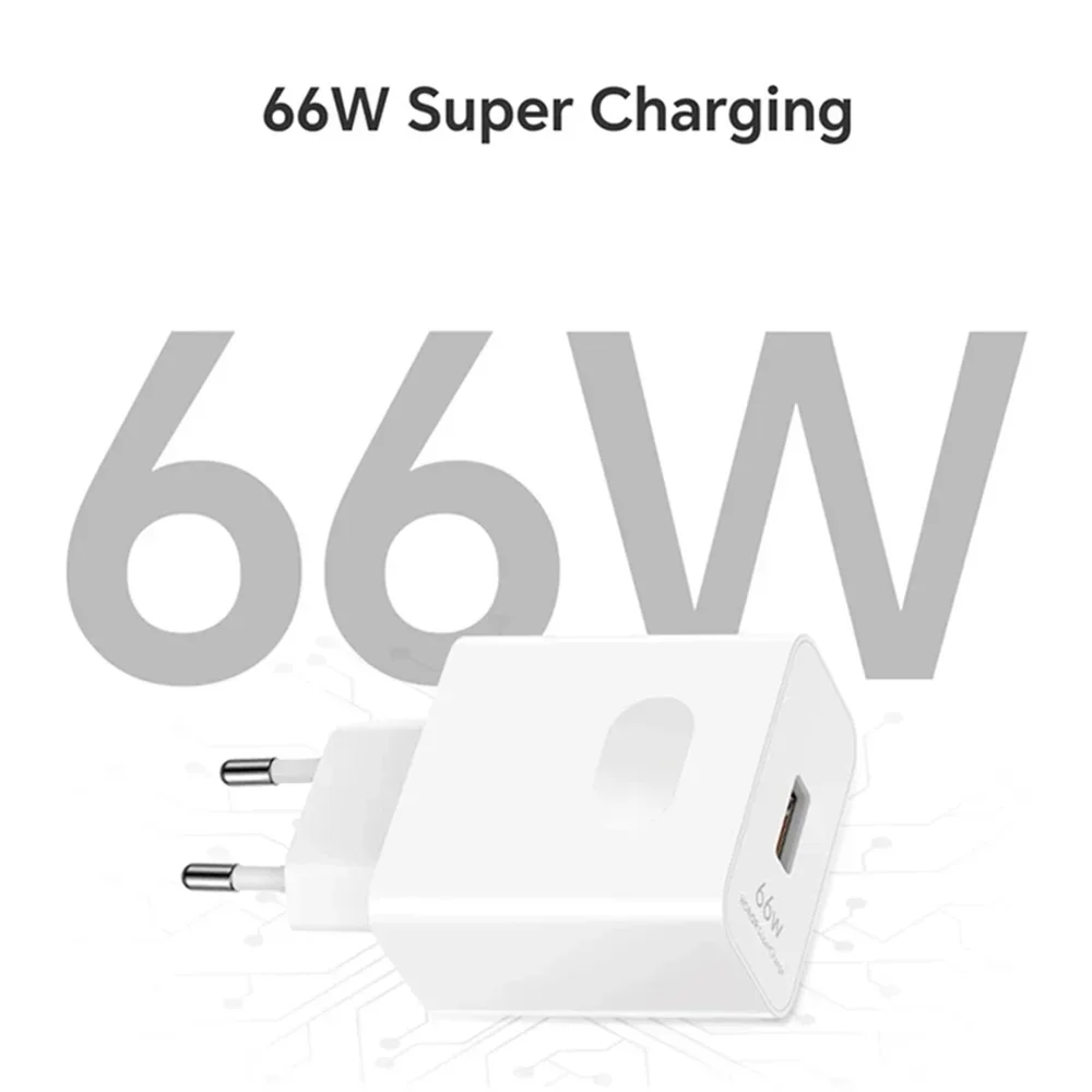 6A 66W Super Fast Charger EU US Adapter Wall For Huawei Mate 40 50 60 P50 Nova 10 12 Honor X8 X9 Magic Type C Charging USB Cable