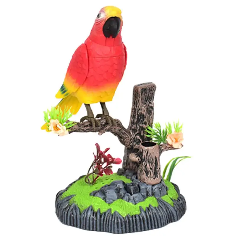 

Electronic Bird Toy Talking Parrot Toy For Kids Electronic Parrot Sensor Realistic Toy For Boys Girls Kid Adults For Home Kids