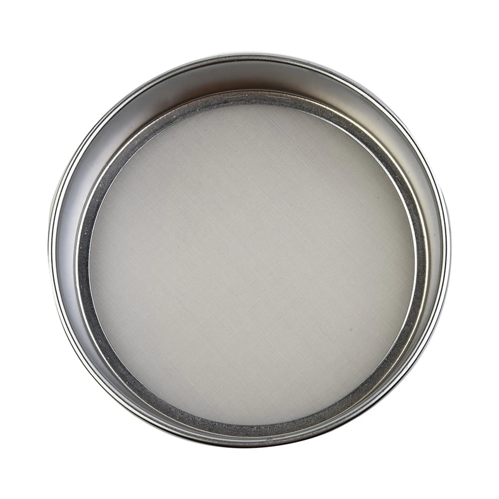 20cm Chrome Mesh Sieve for Sample Inspection 4 Mesh and 600 Mesh Stainless Steel Test Sieve for Laboratory and Industrial Use