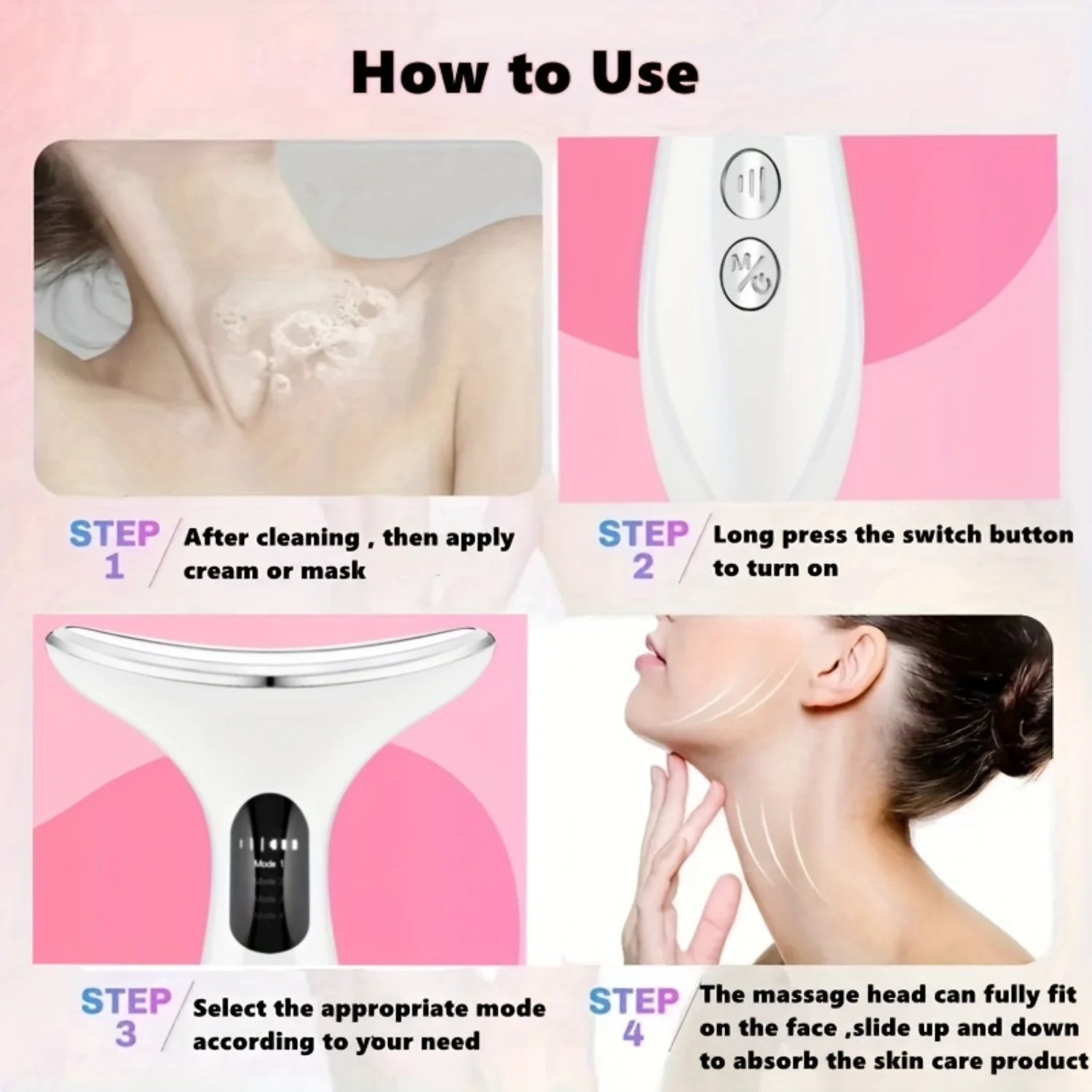 Revitalizing Facial & Neck Massage Device-Anti-Aging Skin Care for Women & Girls, Ultimate Relaxation Gift for Birthday Vale
