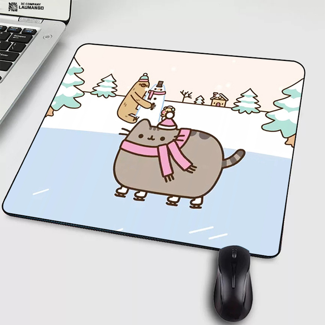 Cat Cartoon Mouse Pad Anime Mausepad PC Gamer Cabinet Tapis De Souris Varmilo Keyboard Gaming Accessories Laptop Mousepad