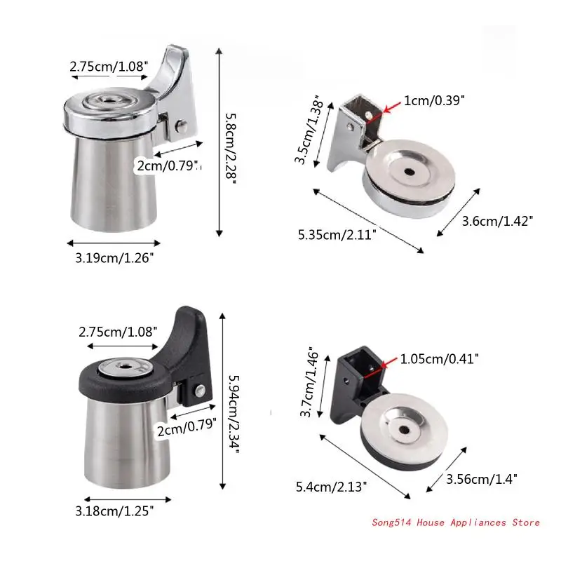 Kettle Whistle Lound Whistle Nozzle Stainless Steel Kettle Spout Replacement 95AC kettle spout replacement