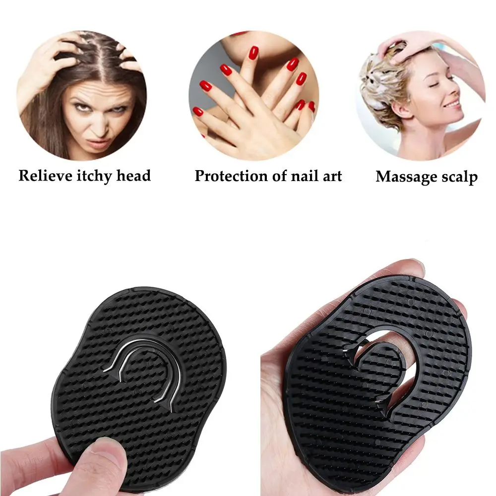 

1 pc New Fashion Shampoo Comb Mustache Palm Pocket Hair Comb Scalp Massage portable hairbrush Cool Beard Brush Men Styling Tool